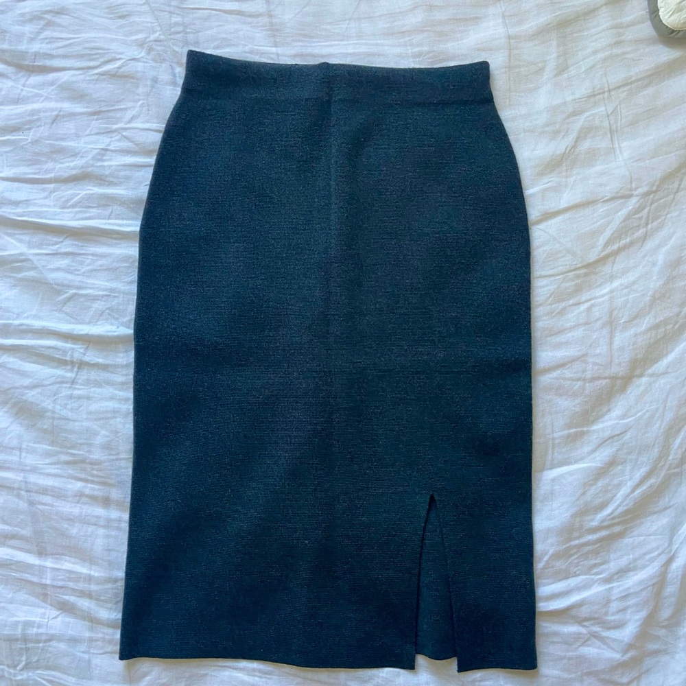 *MMLafleur* Knit Pencil Skirt - Grey